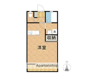 ハイムかな【202号室】の間取り