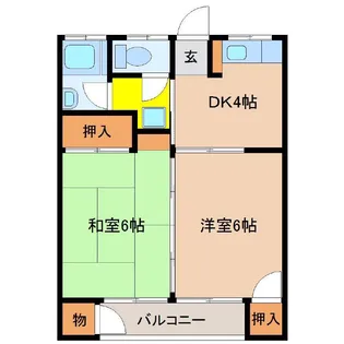 クインテットⅠ【301号室】の間取り