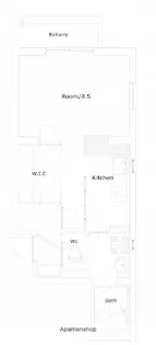 VALO吉村【6階】の間取り