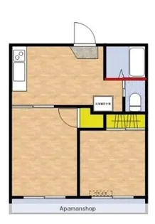 はまゆうハイツ【1階】の間取り