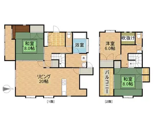 宮崎県宮崎市吉村町西田【一戸建】の間取り