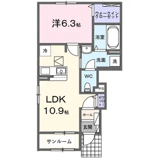 プラネッツ・リラン Ⅱ【1階】の間取り