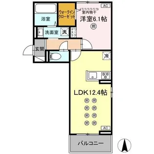 Solaire【2階】の間取り