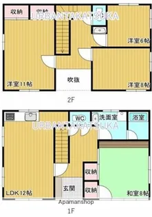 宮崎県宮崎市出来島町【一戸建】の間取り