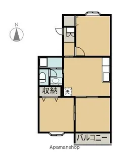 CITY NOVA【A棟201号室】の間取り