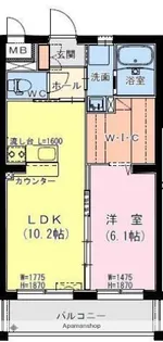 サンテラス TUTOMI【4階】の間取り