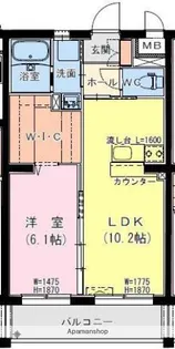 サンテラス TUTOMI【2階】の間取り