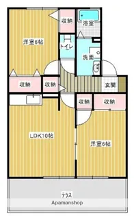 あおきヶ丘【1階】の間取り