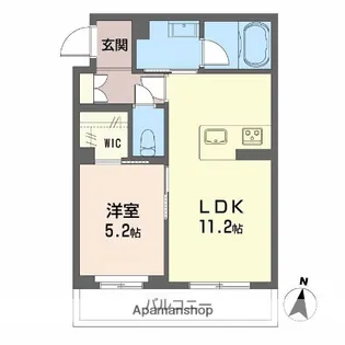 シャーメゾン神宮参道【3階】の間取り