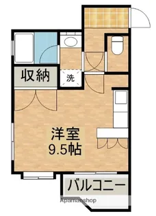 ロイヤルシティ大工【501号室】の間取り