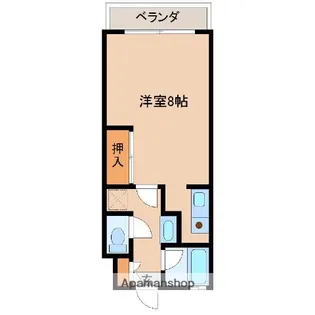 リバティハウス【205号室】の間取り