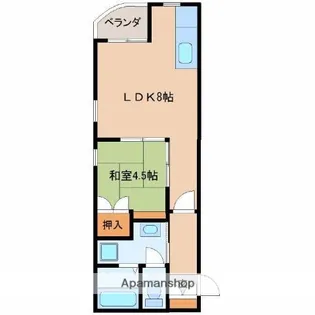 ファーストライフ大塚【301号室】の間取り