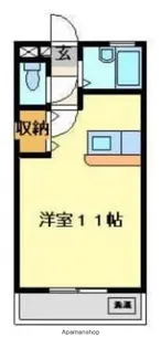 レビー丸島【101号室】の間取り