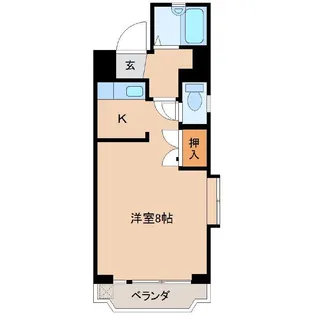 ハーバープレステージ【505号室】の間取り