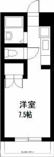 オクトワール宮崎西【4階】の間取り