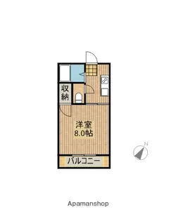 テラスリバーサイド【207号室】の間取り