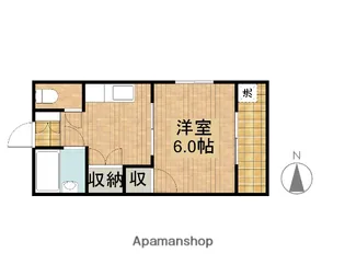 サザンウイング2番館【301号室】の間取り