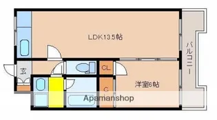 エラン宮崎Ⅱ番館【403号室】の間取り