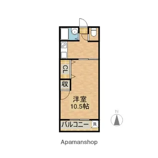 仁田脇ビル【203号室】の間取り