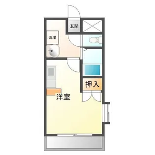 クィーンズコート神宮【4階】の間取り