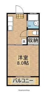 コーポ石野【2階】の間取り