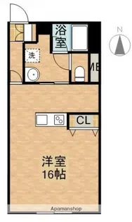 メゾンルーエ【303号室】の間取り