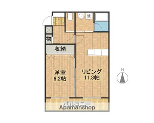 ソフィア船塚【101号室】の間取り