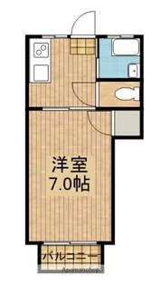 ハミーコーポ【1-5号室】の間取り