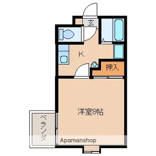 リトルコーポ【203号室】の間取り