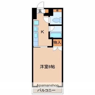 プチメゾン鶴島【310号室】の間取り