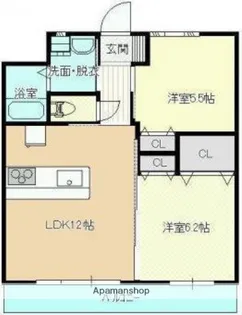 ASTERIA祇園【6階】の間取り