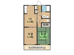 フォレストモールA棟【206号室】の間取り