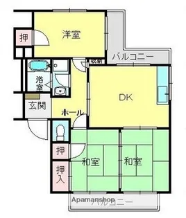 ウイングA【2階】の間取り