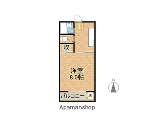 ハイムコスモスTWO【2階】の間取り