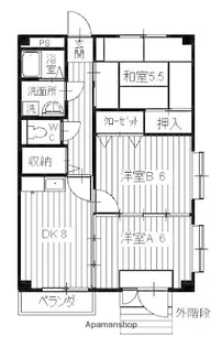 KTプレイス【1階】の間取り