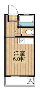 コーポ21加納【1階】の間取り