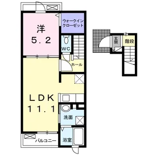 ヴィラ・ルピナスⅡ【2階】の間取り