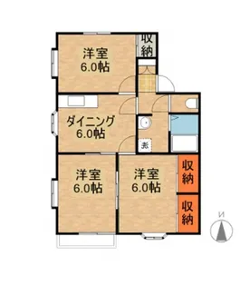 オーシャンヒル【B102号室】の間取り