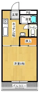 しおんビル【401号室】の間取り