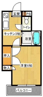 コスタ清武【402号室】の間取り