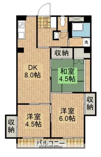神宮ビル【3階】の間取り