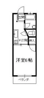 田中アパート【1階】の間取り