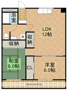 グレートロック【605号室】の間取り