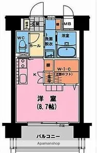 フィオーレ【3階】の間取り