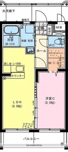 オリノ【3階】の間取り