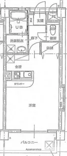 メゾン・ルーヴル【203号室】の間取り