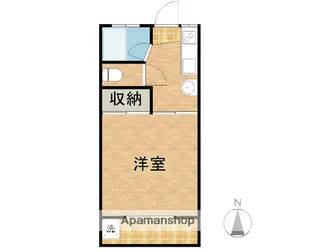 山口コーポ【B2-5号室】の間取り