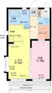 GRACE COURT TMO【2階】の間取り