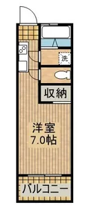 小山ビル【305号室】の間取り