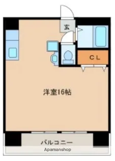 サンケイマンション第1ビル【2階】の間取り